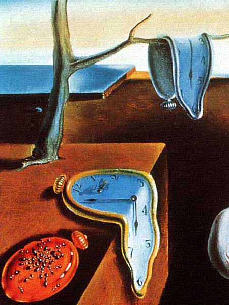 Detail from Salvador Dali, The Persistence of Memory